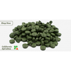 California Spirulina 500 mg Tablet - 180 Count Bag