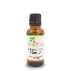 D3 2,000 IU Liquid Drops - 1 Oz. Bottle