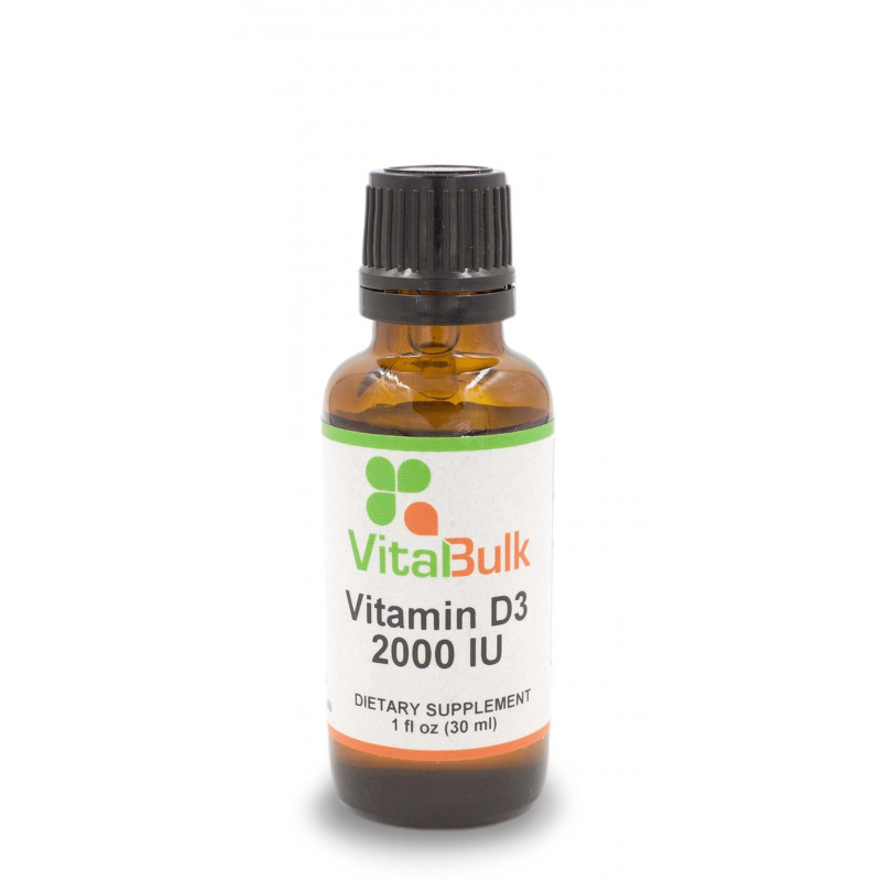 D3 2,000 IU Liquid Drops - 1 Oz. Bottle (Ireland)
